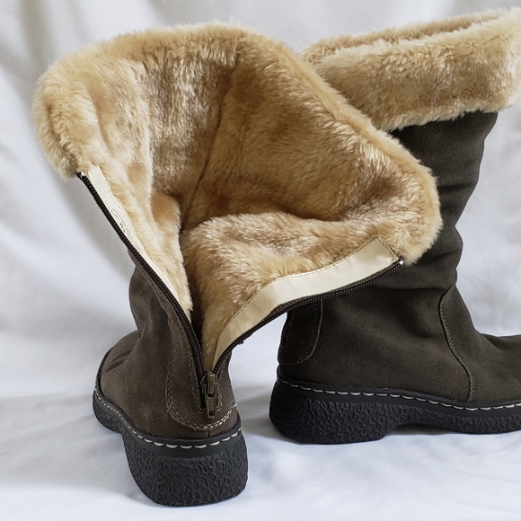 Womens Bass Boots "Sydney" with full furry lining - Picture 5 of 8